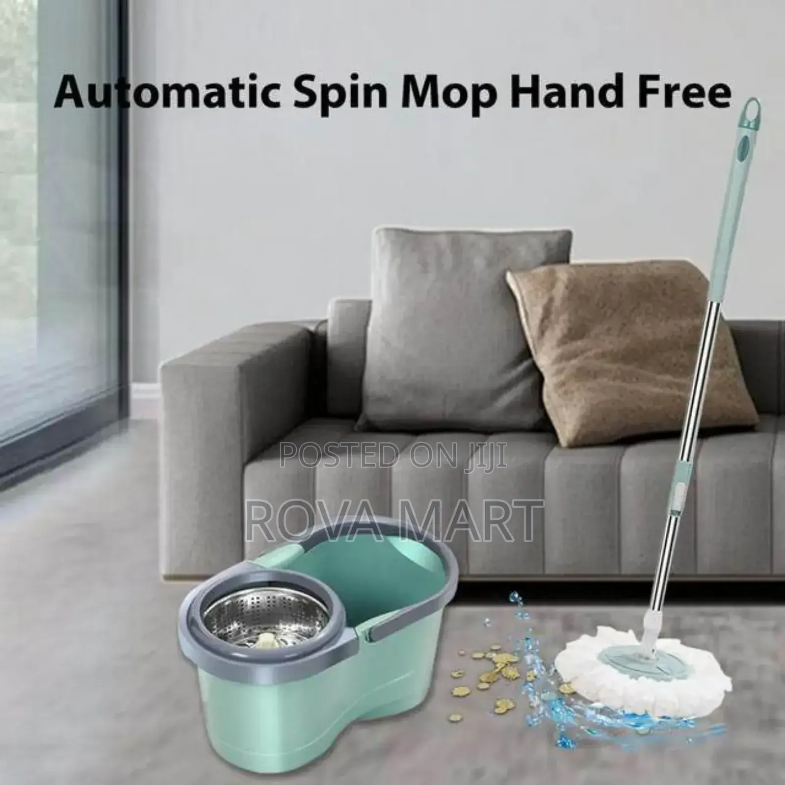 ስፒን ሞፕ 360° ማይክሮፋይበር ሞፕ