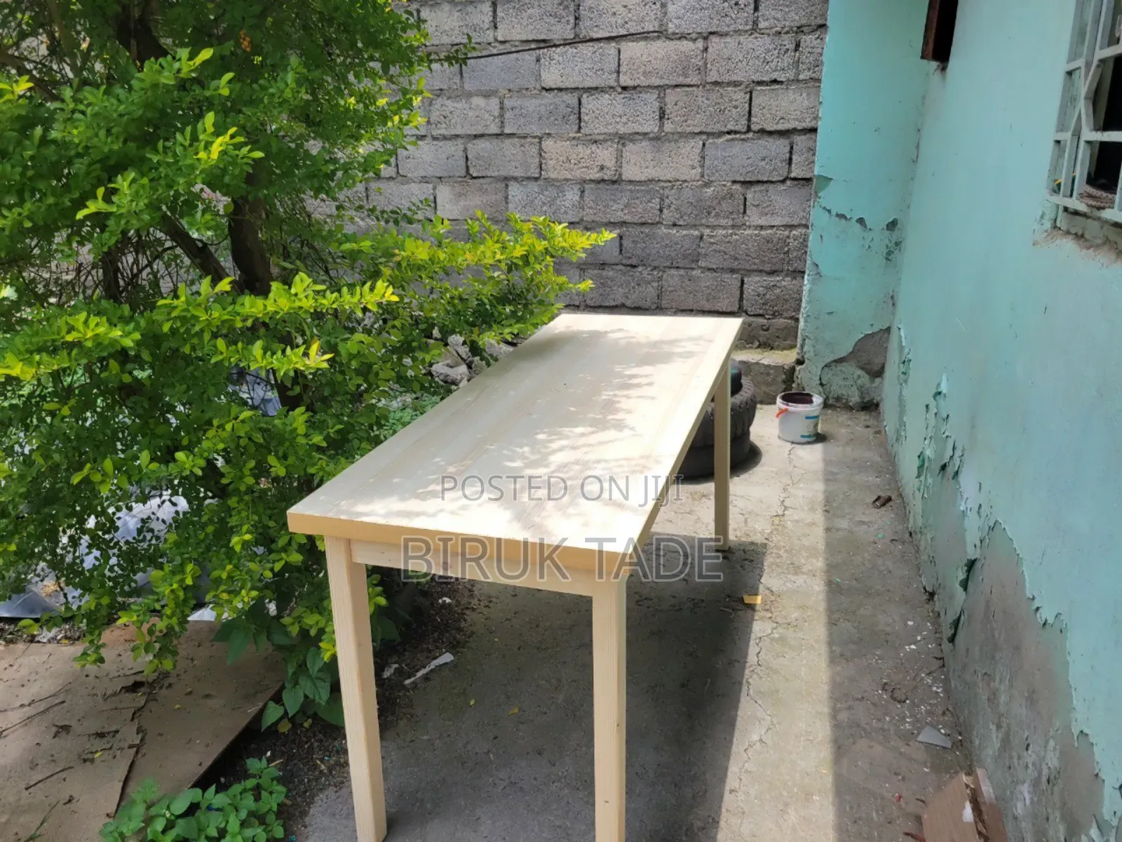Office Table 150×60 Cm With an Australian Wood Leg