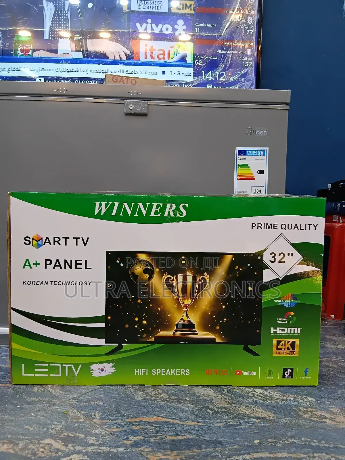 Winners 32 Inch Double Glass Tv