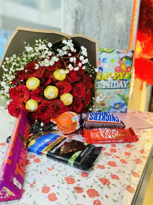 More Chocolate And Flower Gift