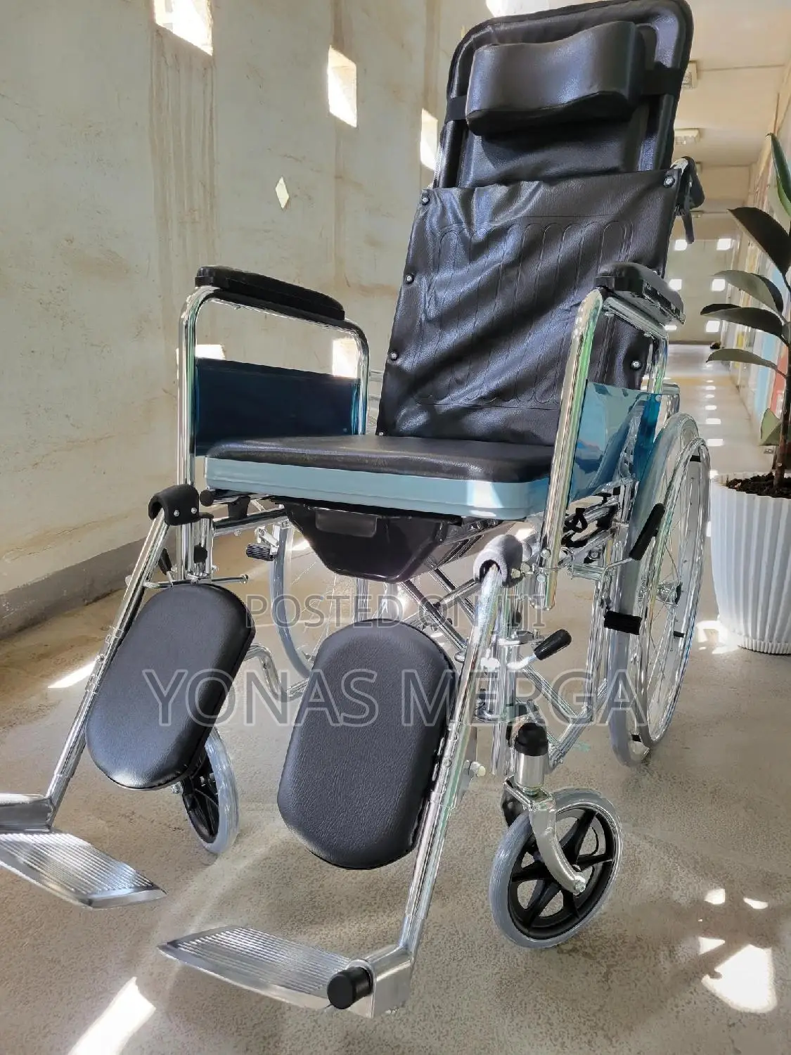 Toilet Wheelchair٧٨transportation Full Reclining Wheelchair