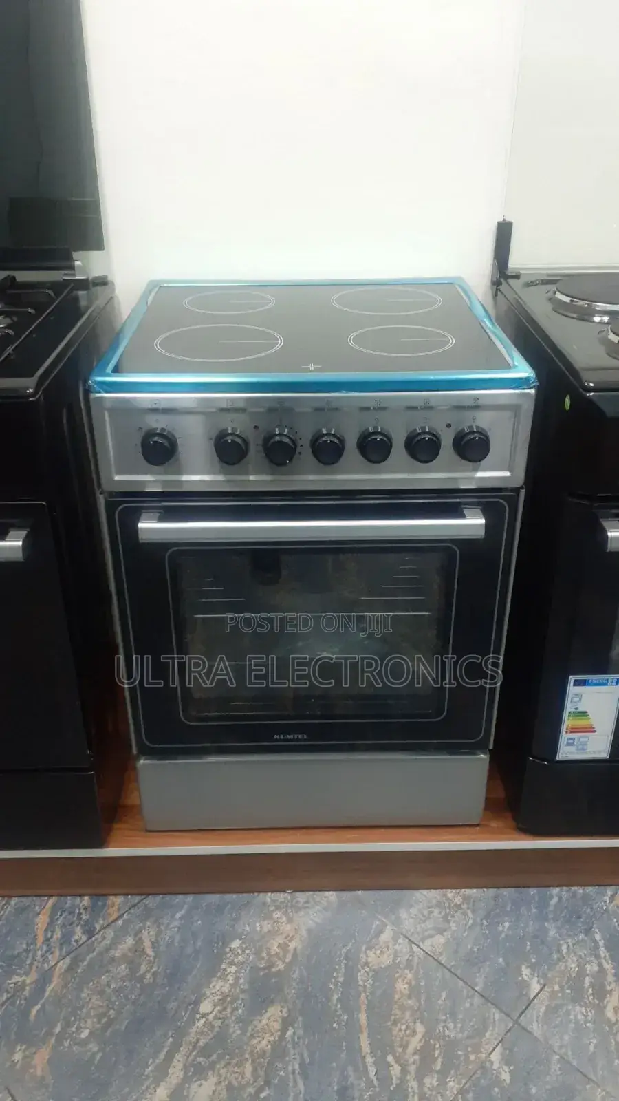 Kumtel Vetro-Ceramic Manual Stainless Standing Oven 60×60.