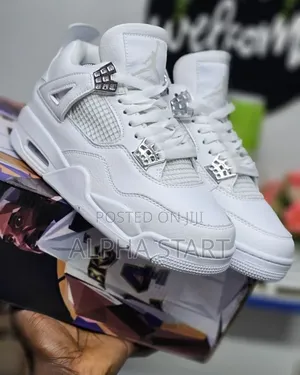 Jordan 4 White Silver Lather Master Quality Shoes for You