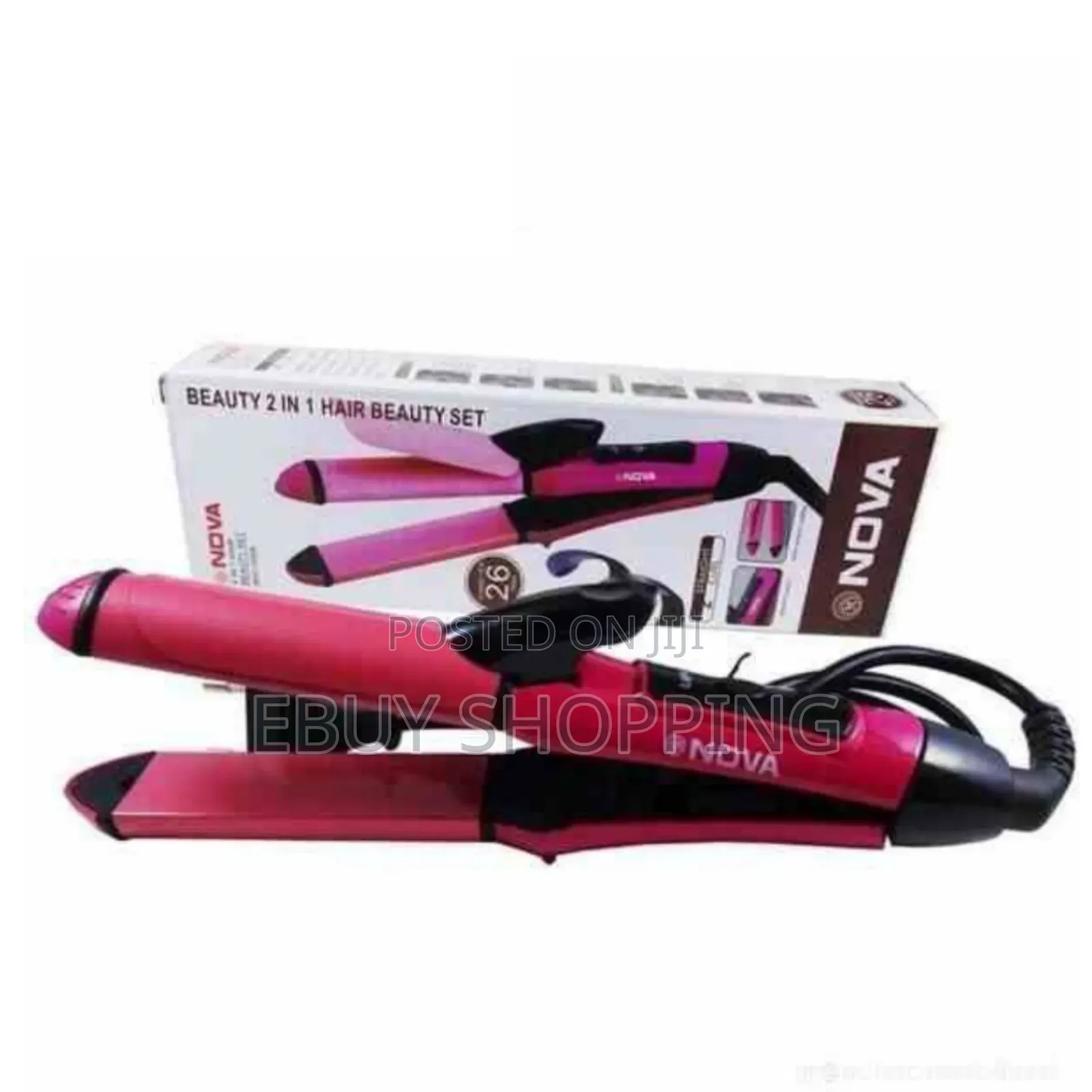 **Nova 2in1 Beauty Iron: 5-Temp Control for Every Hair Type*