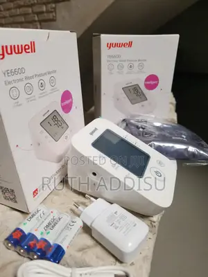 Digital Blood Pressure Monitor Features With Display Charger