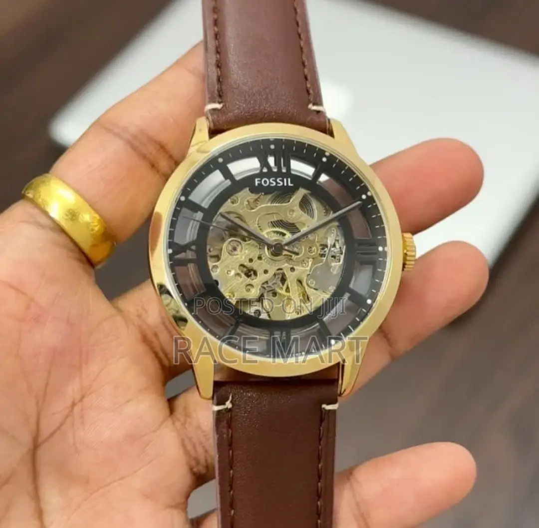 Fossil Townsman Brown-Gold