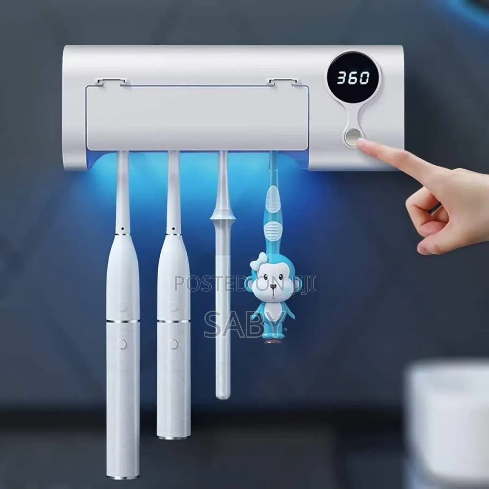 በአንድ ጊዜ 4 ጥርስ ብሩሾችን የሚይዝ
 Sterilizer