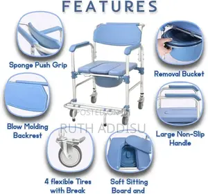 Wheelchair Commode走私commod3 Wheelchair瓶頸commode Wheelchair