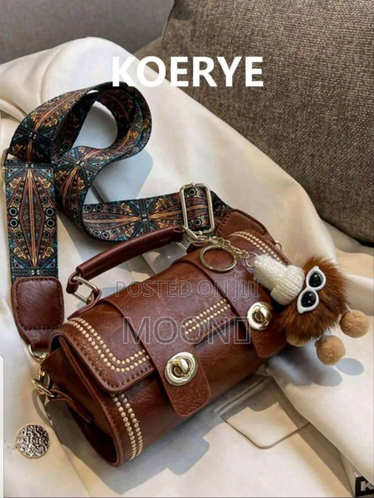 Vintage Cylindrical Handbag Bohemia Style