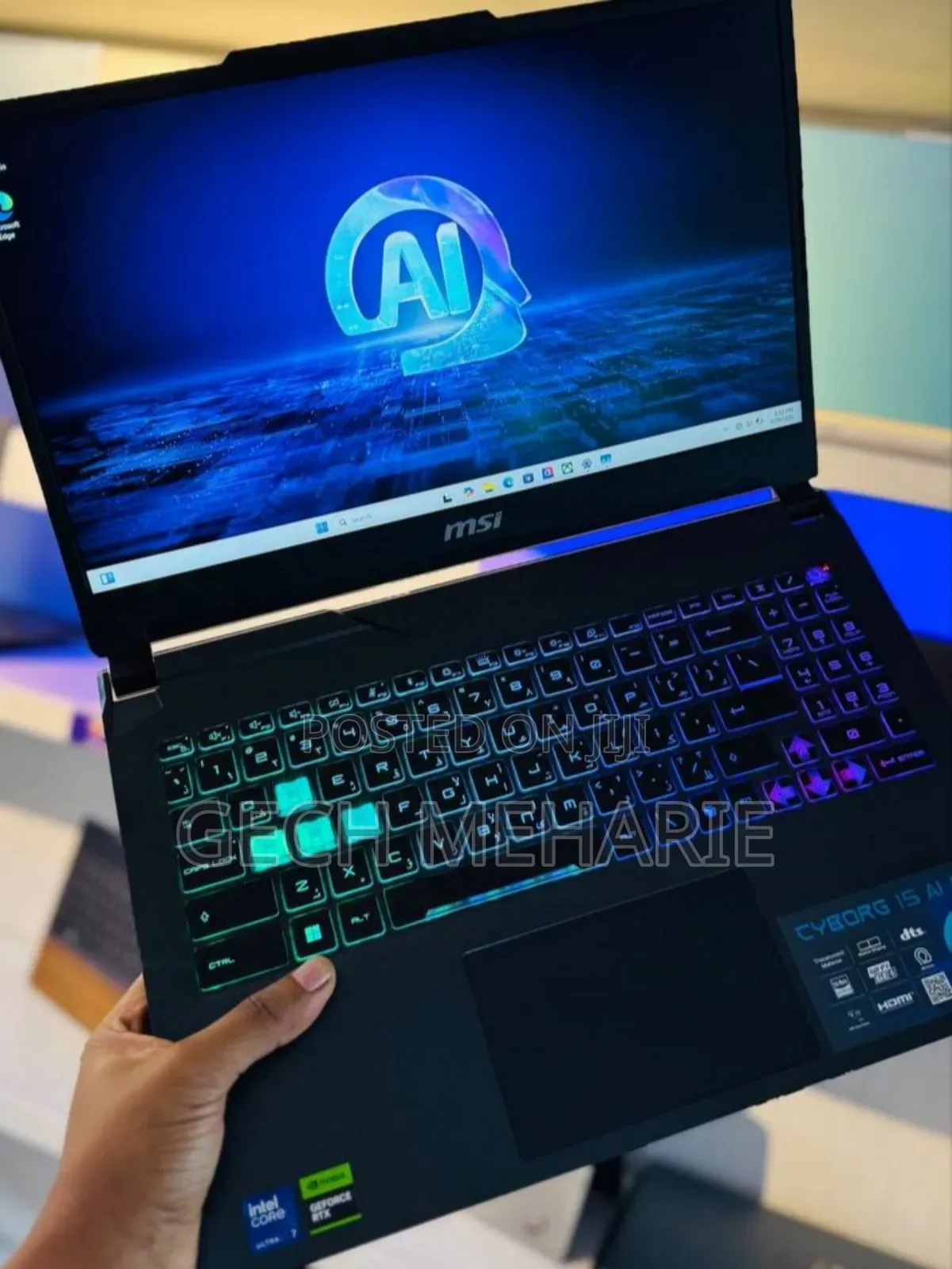 New Laptop MSI Cyborg 15 16GB Intel Core Ultra 7 SSD 1T
