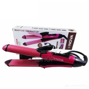 Beauty Duo: Sleek, Shine, and Bounce in One Tool**