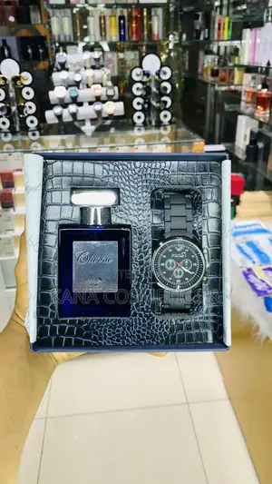 Watch and Perfume Gift Set for Him