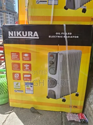 Nikura Oil Heater With Fan 2900watt