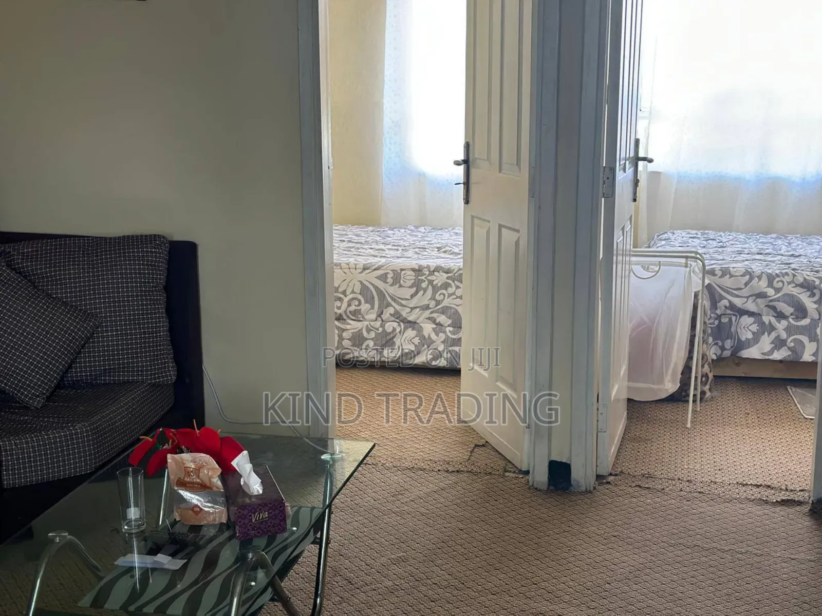 Furnished Studio Apartment in Kind Guest House, Bole for rent