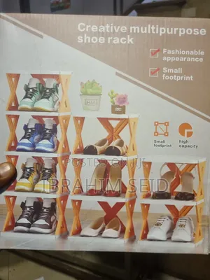 6 Layer Shoe Rack X Design