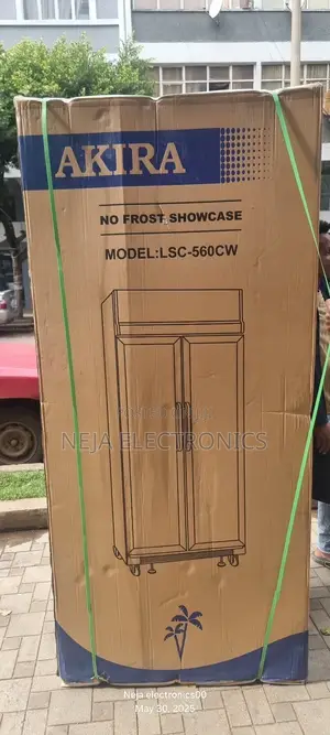Akira Display Showcase 560litters Front Door Glass Delivery