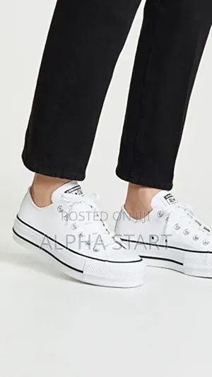 Converse All Flat White Lather Master Quality Shoes for You