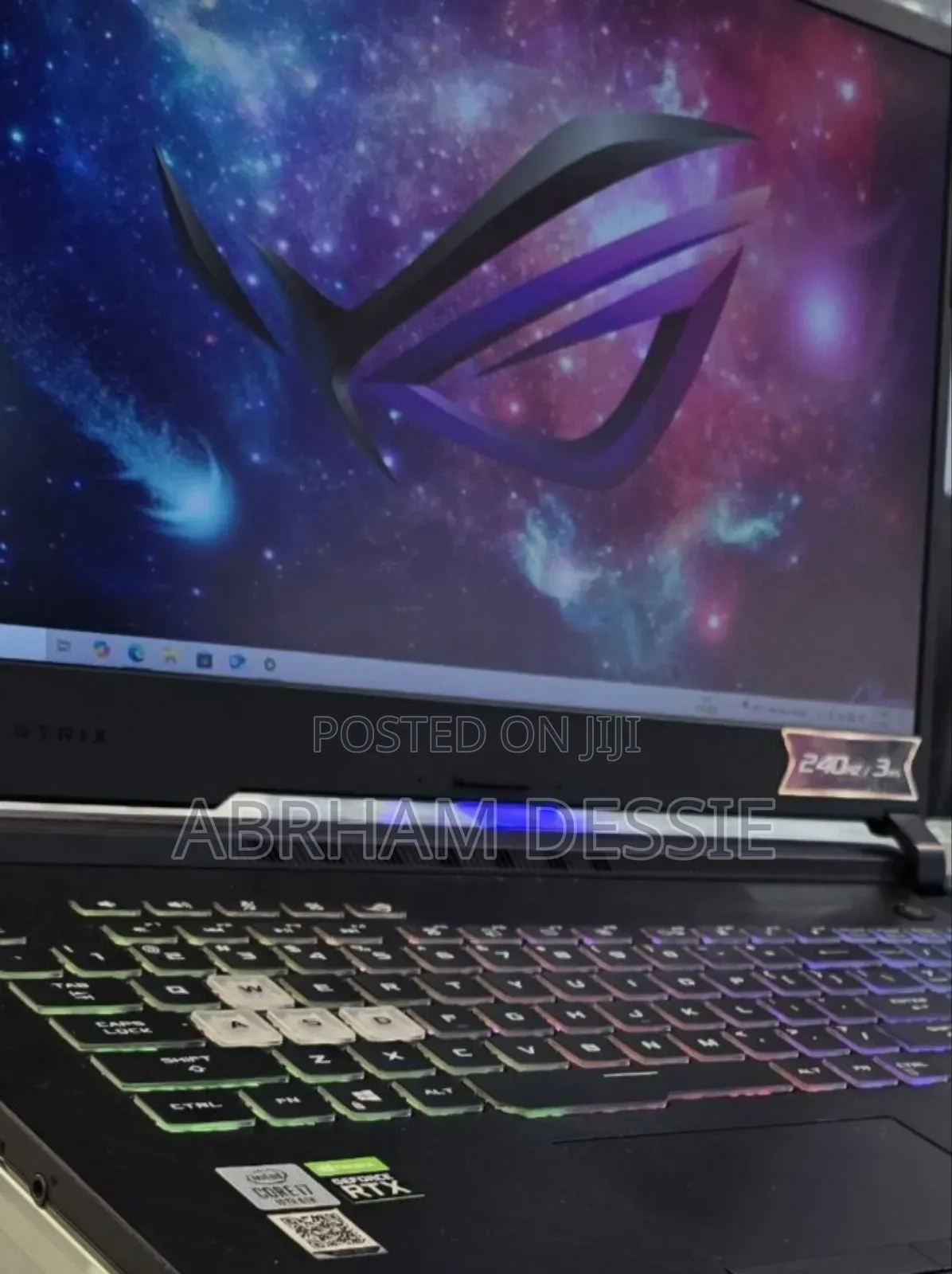 New Laptop Asus ROG Strix G15 16GB Intel Core I7 SSD 1T