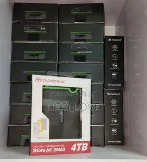 4tb Transcend External Hard Disk Drive Storage