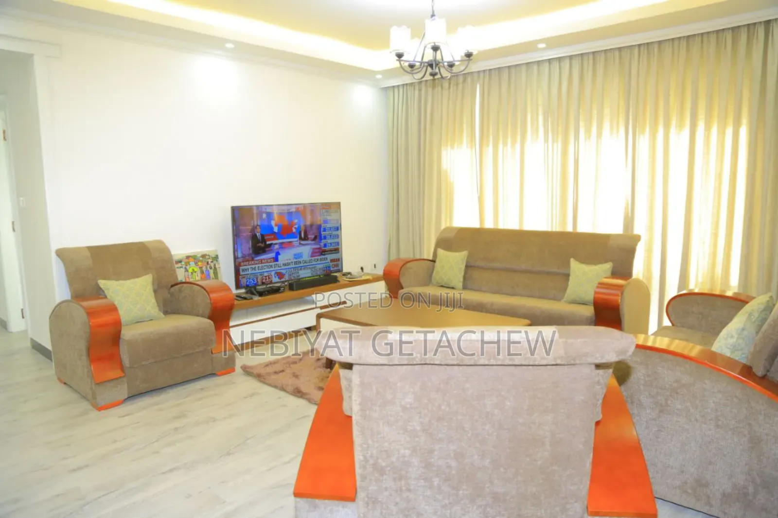 Furnished 3bdrm Apartment in Addid Abeba, Bole for rent