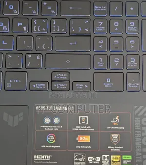 New Laptop Asus TUF Gaming A15 16GB Intel Core I7 SSD 1T