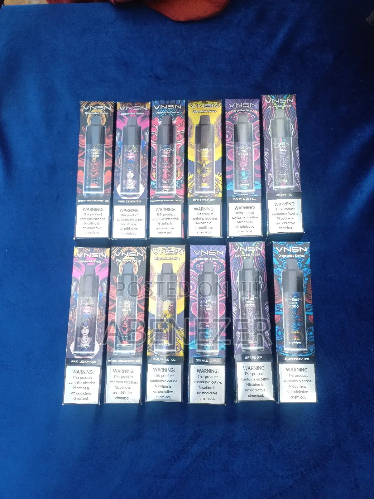 Vnsn Spark 12,000 Puffs E- Cigarette L