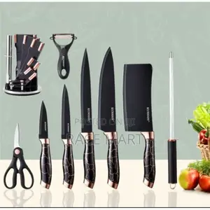 9 Piece Stainless Steel Knife Set