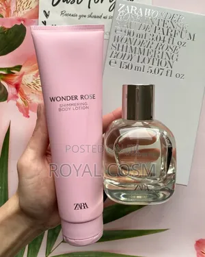 Zara Wonder Rose Lotion and Perfume Combo Womens Gift Set