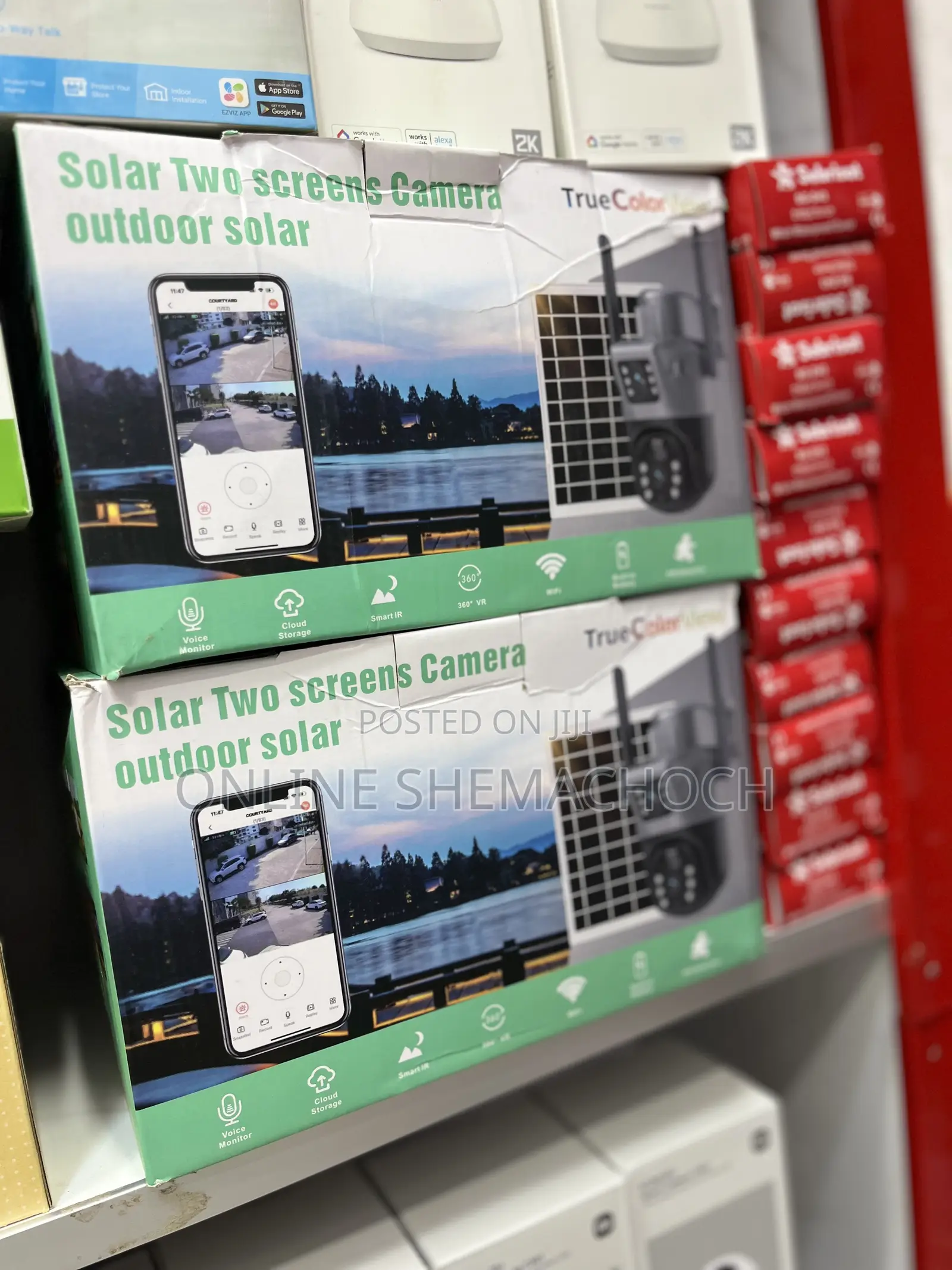 V380 Pro 4g Solar Dual Lens 4g Smart Camera