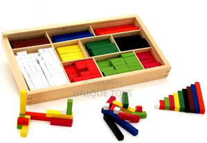 Wooden Maths Blocks (Cuisenaire Rods) 308pc