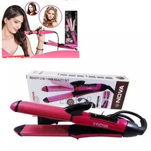 Dual-Function Styling Marvel:Nova 2in1 Curler Straightener
