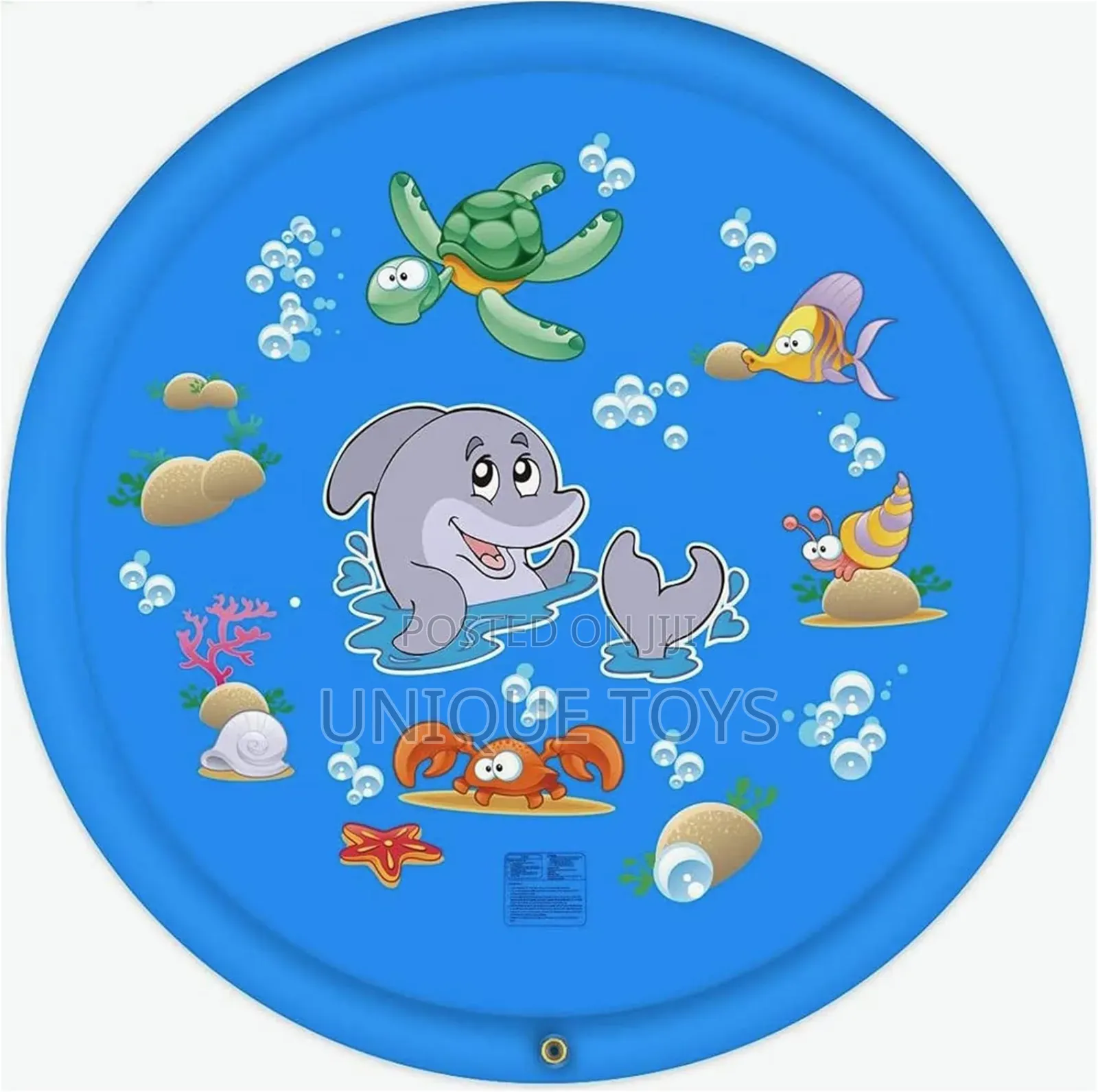 Children's Fountain Sprinkler Splash Play Mat, 143cm