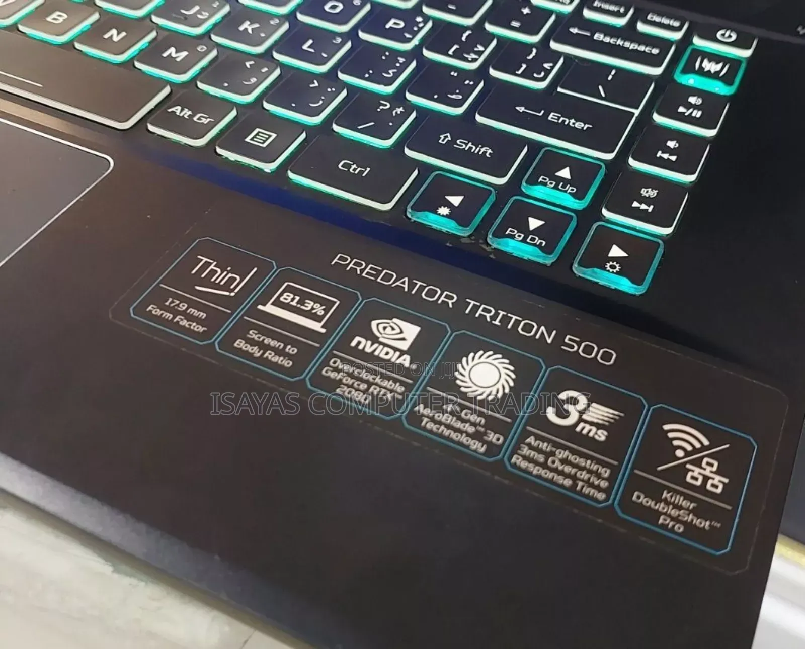 New Laptop Acer Predator Helios 300 16GB Intel Core I7 SSD 1T