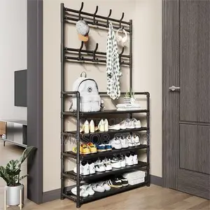 New Simple Floor Clothes Rack / የጫማ እና የልብስ ማስቀመጫ