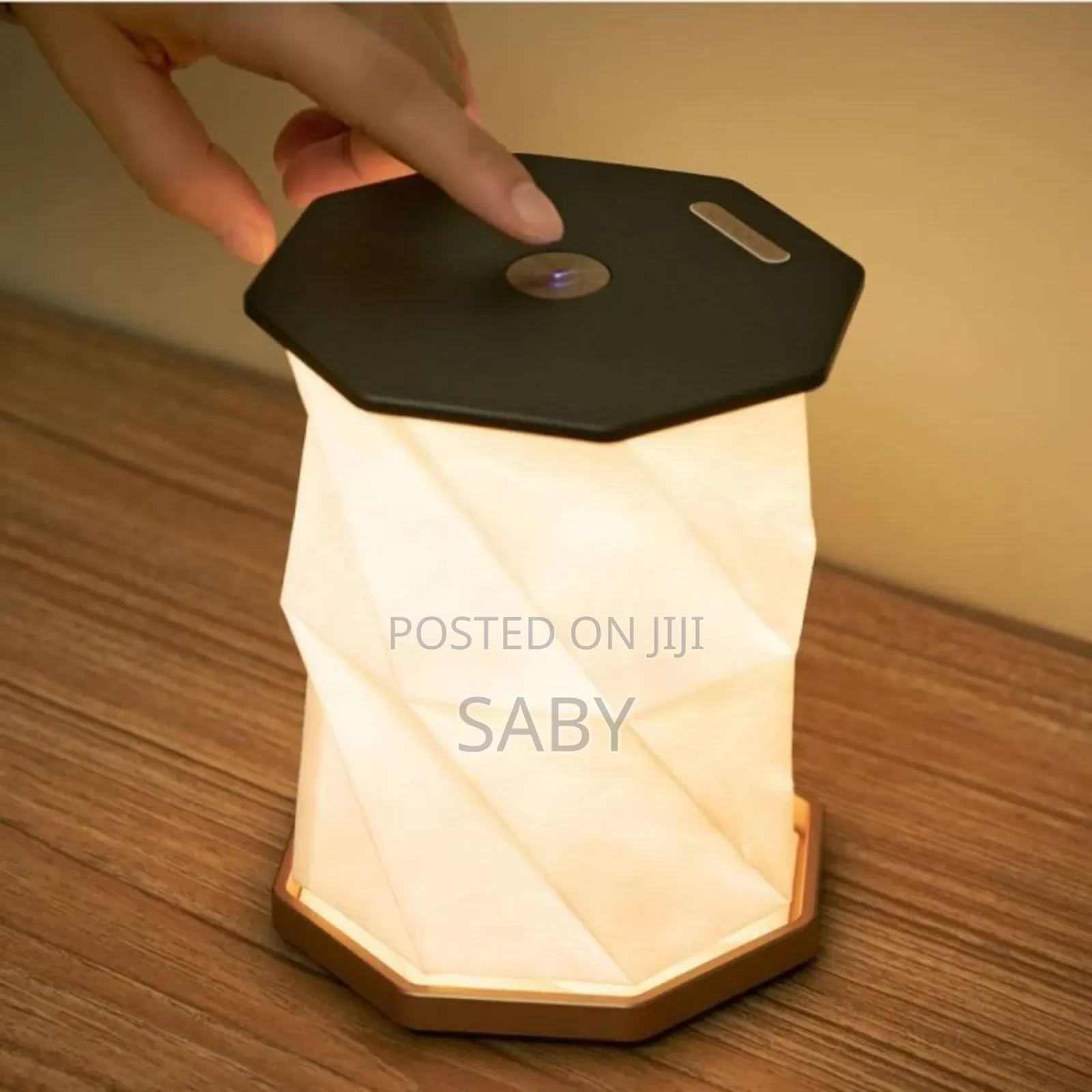 Natural Wood Twist Hexagon Led Desk Lamp
i