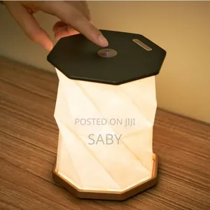 Natural Wood Twist Hexagon Led Desk Lamp
i