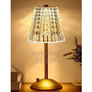 Crystal Nightstand Lamp – Soft Lighting for Better Sleep