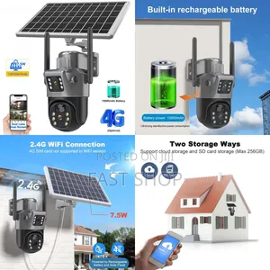 4g Sim Card Solar Battery Camera
