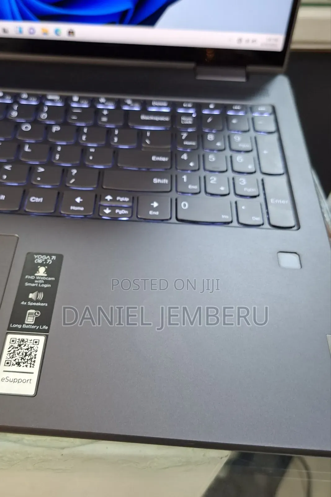 New Laptop Lenovo Yoga 7i 16GB Intel Core I7 SSD 1T