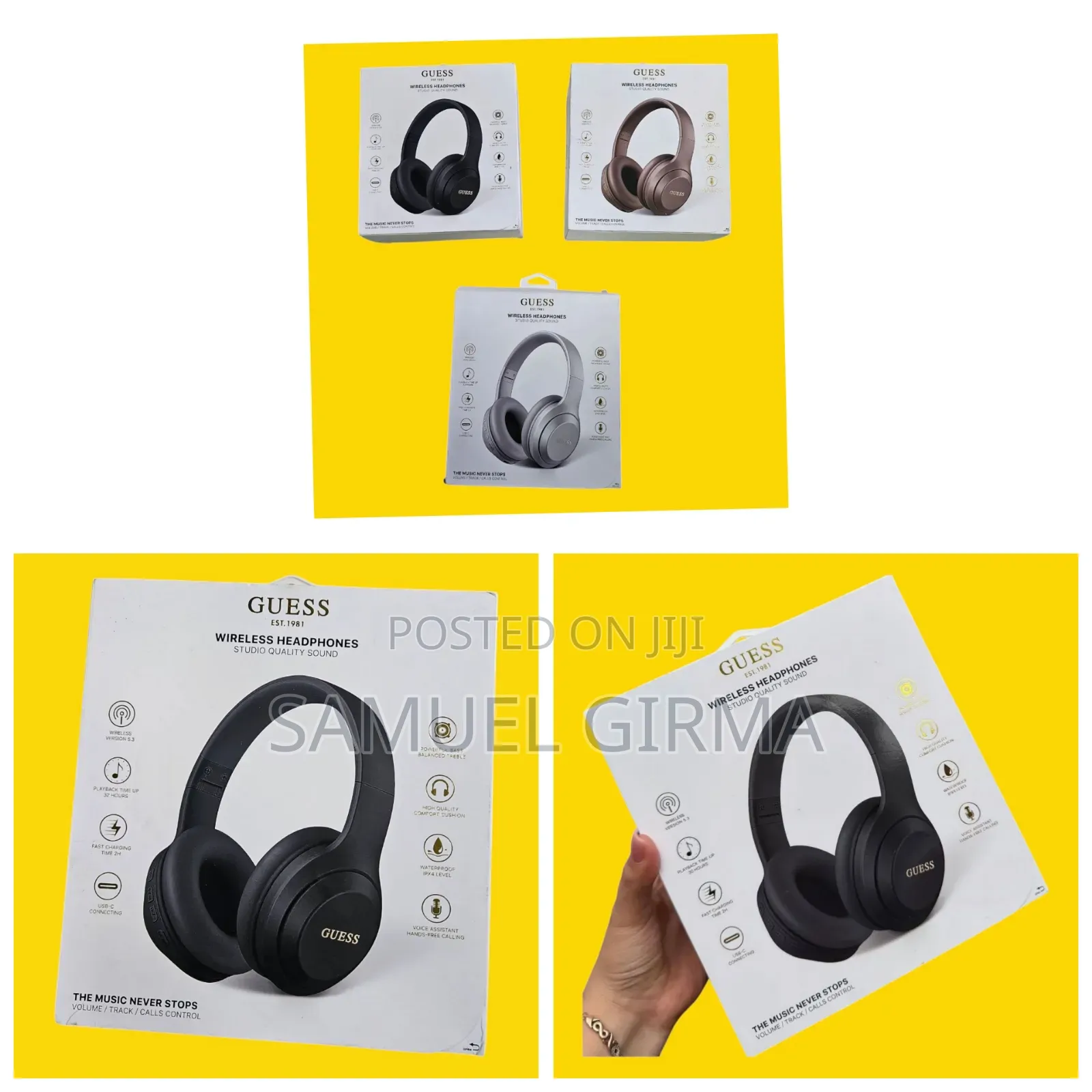 Guess Wireless Headphones
 High-Quality