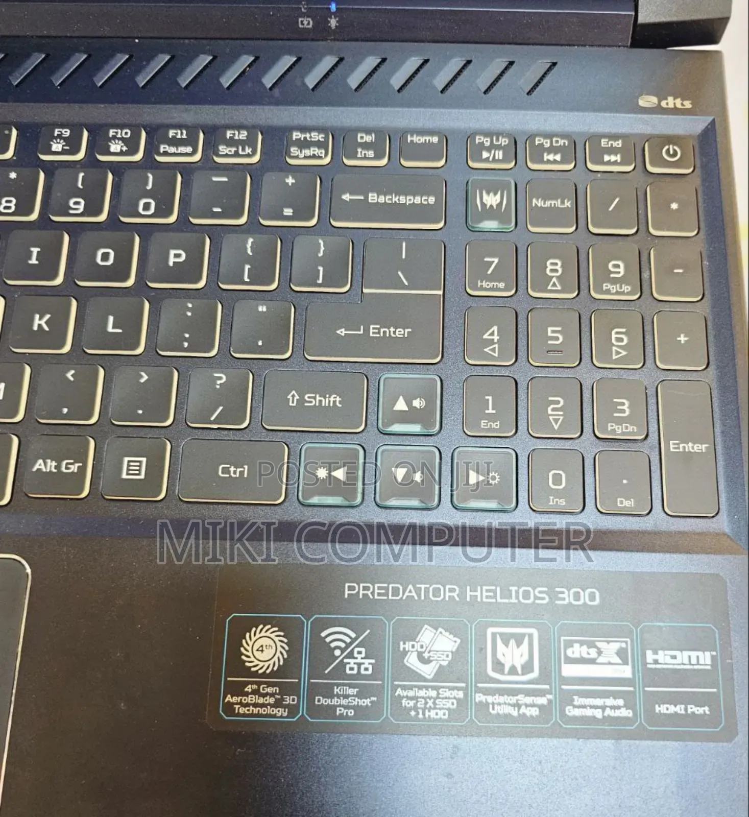 New Laptop Acer Predator Helios 300 16GB Intel Core I7 SSD 1T