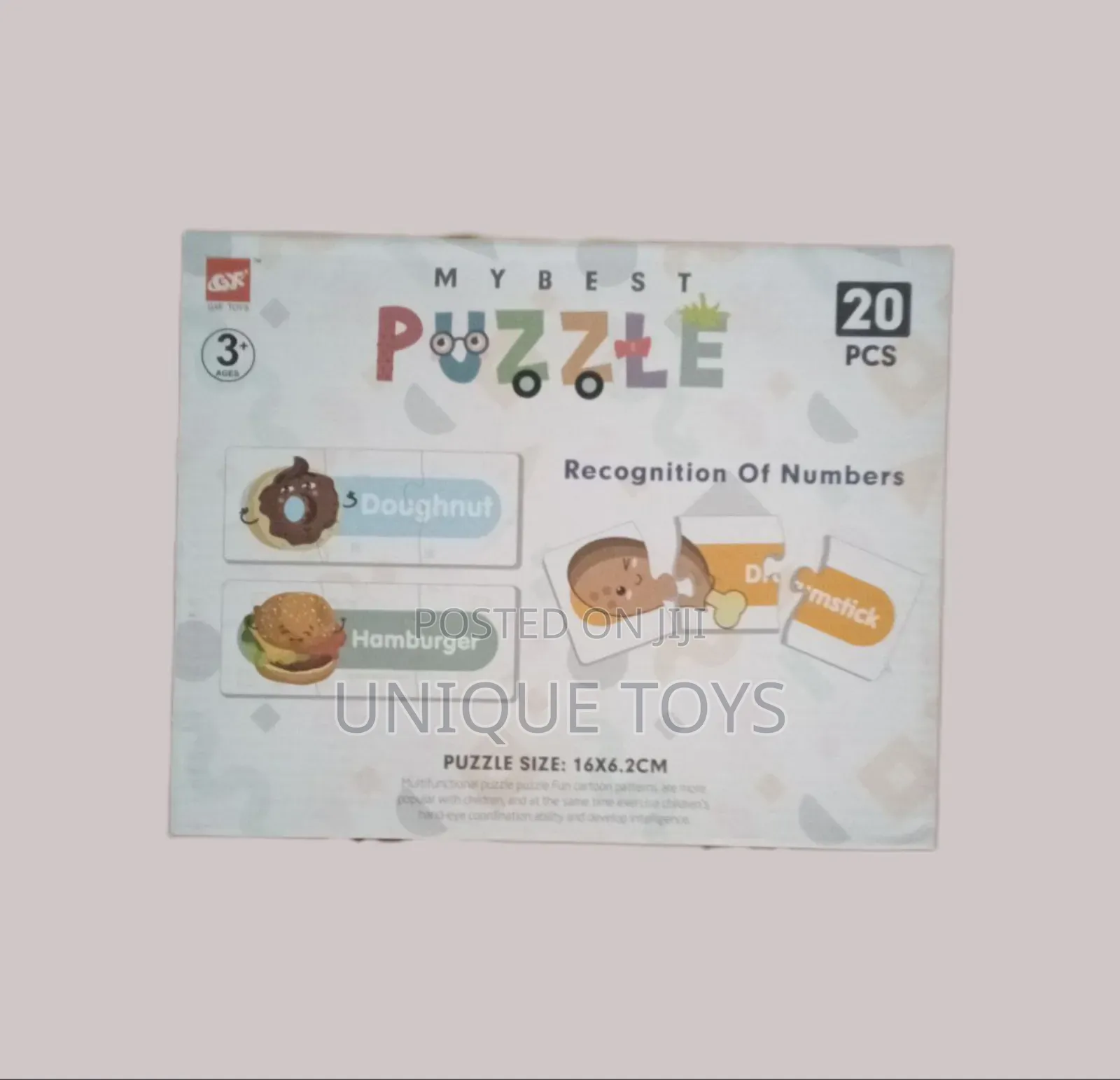 Little Story 20-in-1 Matching Puzzle: 20 Cards, 80 PCS