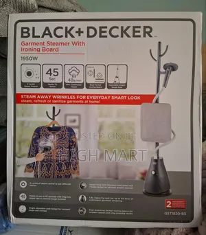 Black Decker 1950w Vertical Garment Steamer