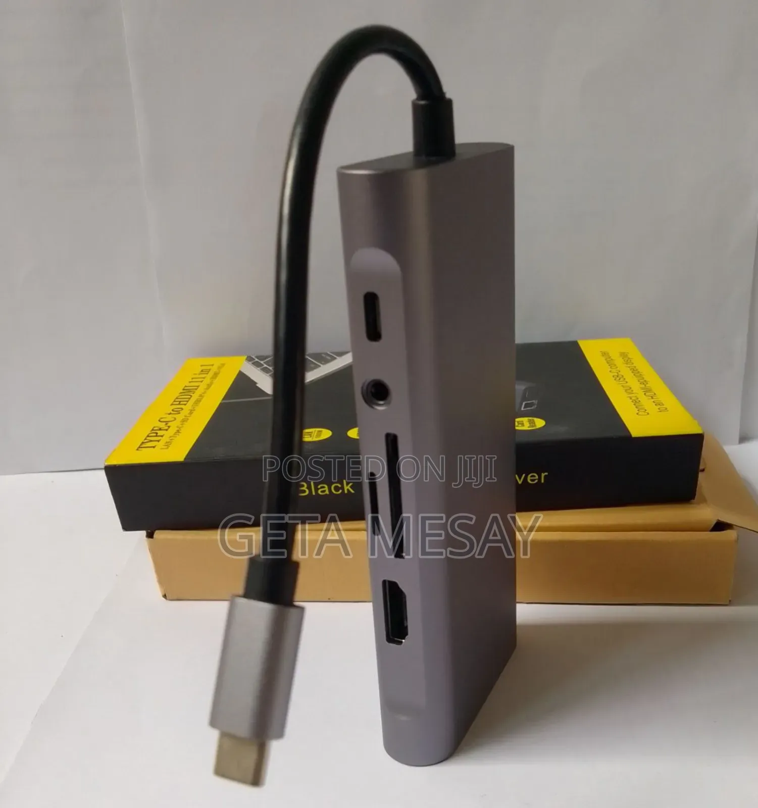 Usb Hub 11-in-1 Vga, Lan, 4 Usb, Sd Card, Hdmi And Type-c Hub