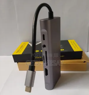 Usb Hub 11-in-1 Vga, Lan, 4 Usb, Sd Card, Hdmi And Type-c Hub