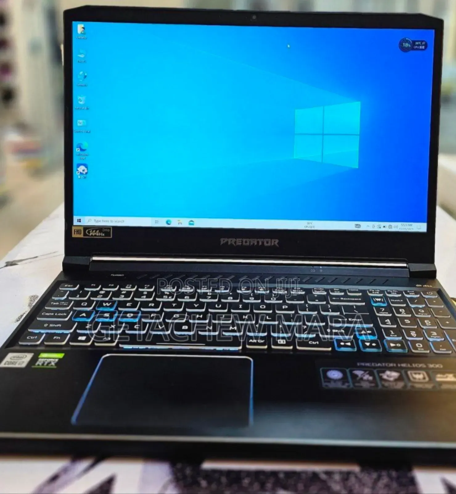 New Laptop Acer Predator Helios 300 16GB Intel Core I7 SSD 1T