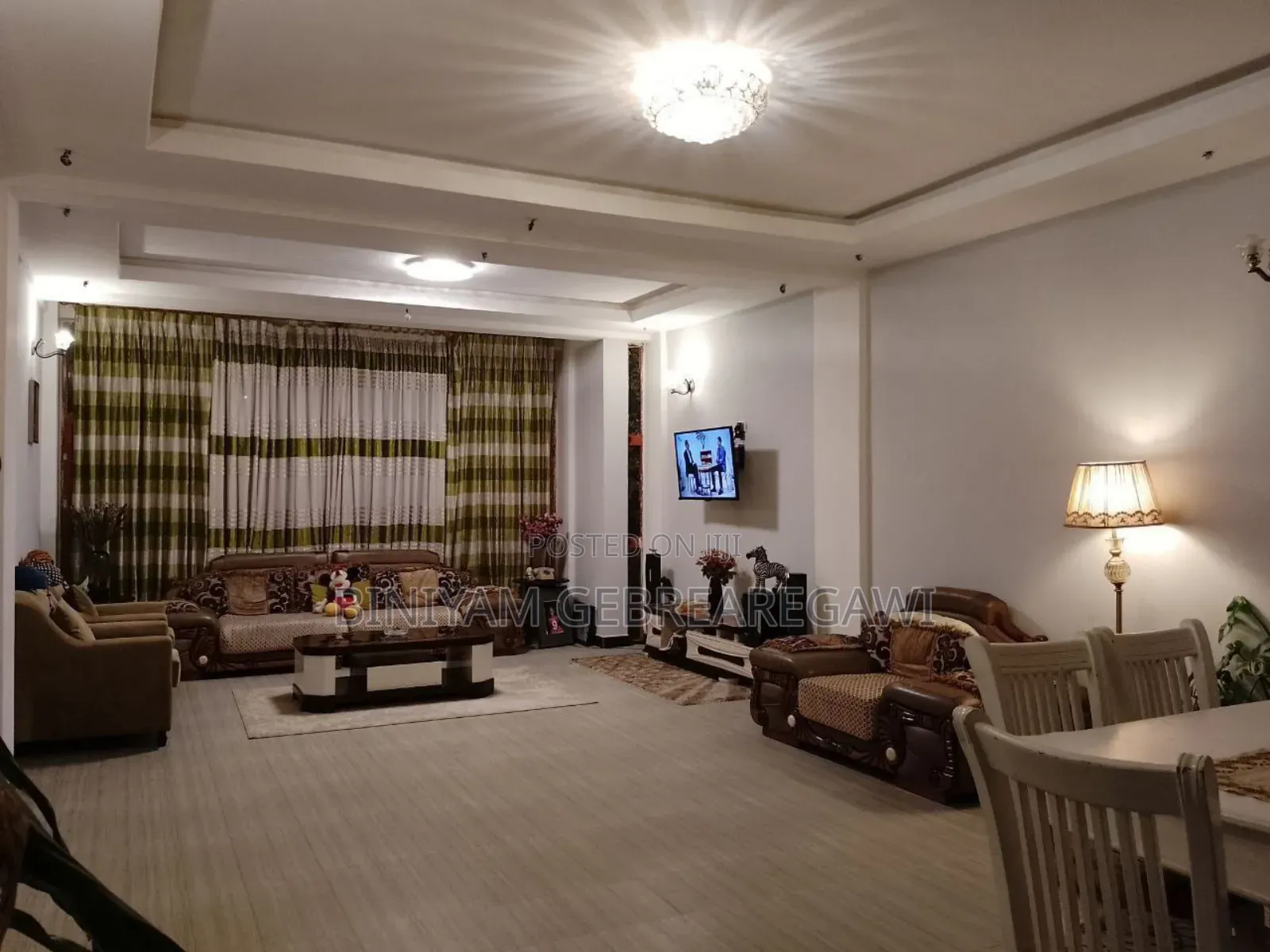 Furnished 9bdrm Apartment in Apartment, Yeka for rent