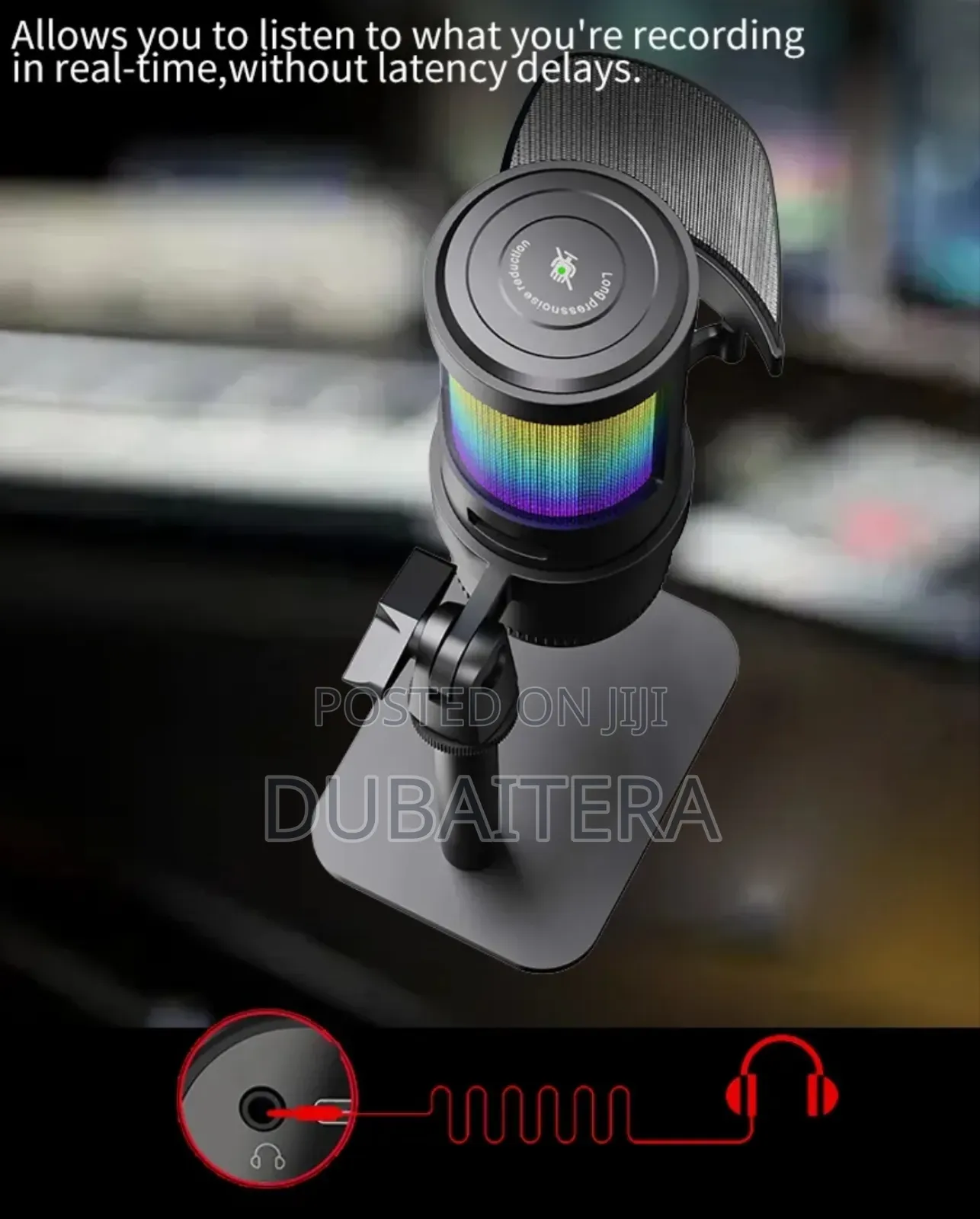 Original Jmary Cardiod 88db Podcaste Microphone With Anc
