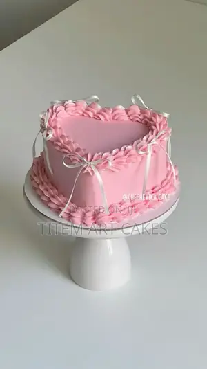 Cute Heart Shape Cake