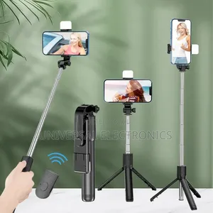 Wireless Tripod Selfie With Fill Light – Vlog, Snap, Go!